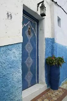 MOROCCO-Rabat: Kasbah des Oudaias- Doorway Detail