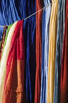 Images Dated 15th March 2006: MOROCCO, South of the High Atlas, AIT BENHADDOU: Moroccan Cloth for sale