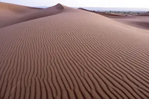 Sahara Desert Prints: Morocco. Sunrise over Erg Chegaga (or Chigaga) is a Saharan sand dune (approximately