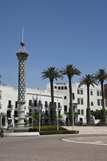 Royal Palace Prints: Morocco, Tetouan. Primo Square, Place de Hassan II & Royal Palace
