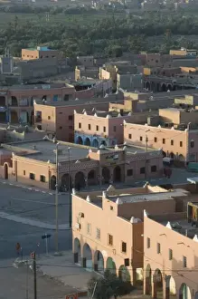 MOROCCO-Todra Gorge Area-TINERHIR: Town View / Morning