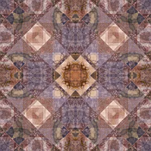 Abstract Collection: Mosaic floor kaleidoscope abstract