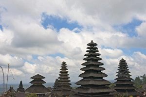 Indonesian Prints: Mother Temple of Besakih, the most important