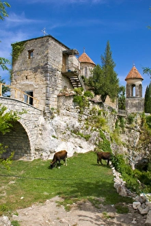Images Dated 2nd June 2010: The Motsameta monastery near Kutaisi, Georgia