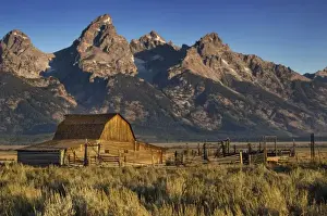 National Land Prints: Moulton Barn in Antelope Flats, Grand Teton National Park, Wyoming, USA