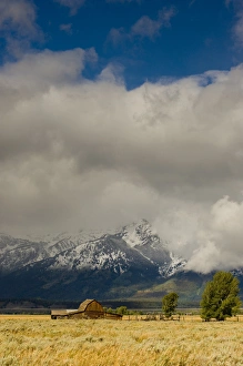 Moulton Barn Prints: Moulton Barn, Mormon Row, Antelope Flats Road, Grand Teton National Park, Wyoming