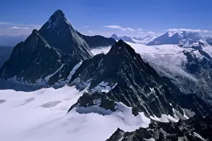 James Kay Prints: Mount Sir Donald (left) viewed from Avalanche Peak in the Columbia Mountains of Glacier