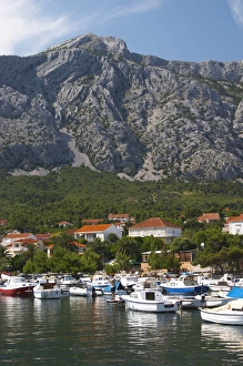 Images Dated 8th July 2006: Mount Sveti Ilija mountain. Orebic town, holiday resort on the south coast of the