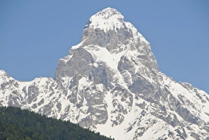 Images Dated 1st June 2010: Mount Ushba, Svaneti, Georgia