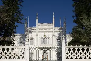 Mozambique, Maputo. Architectural view of Natural History Museum