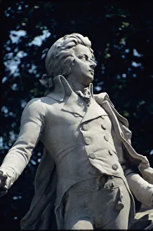 Musician Prints: Mozart Monument, Vienna Austria Copyright: aAC Ltd