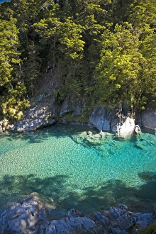 Micah Wright Prints: Mt Aspiring National Park, New Zealand. The emerald lakes are a hidden gem that can
