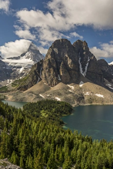 Provincial Park Prints: Mt Assiniboine and Sunburst Peak as seen from the Nublet