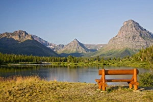 Sinopah Prints: MT, Glacier National Park, Two Medicine, Pray Lake and Sinopah Mountain