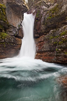 Images Dated 29th July 2009: MT, Glacier National Park, St. Mary Falls