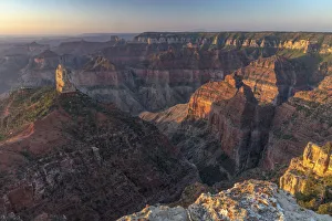 Mt Hayden from Imperial Point on the North Rim in Grand Canyon National Park, Arizona