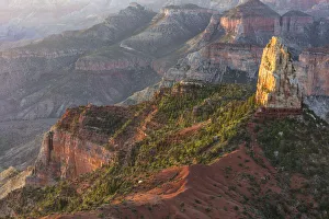 Viewpoint Prints: Mt. Hayden from Imperial Point on the North Rim in Grand Canyon National Park, Arizona