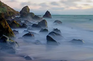 Twilight Prints: Muir Beach Dusk, Marin County, California, USA