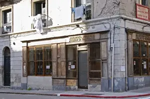 Library Prints: A municipal library Joaquin de Salterain in the Old Town Ciudad Vieja Montevideo
