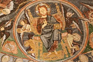 Mural Prints: Mural inside Karanlik Kilise (Dark Church)