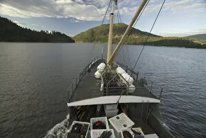 MV Frances Barkley Heading for Port Alberni, Alberni Inlet, Vancouver Island, British Columbia