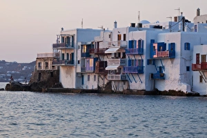 Horizon Over Land Prints: Mykonos, Greece