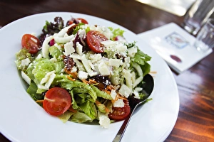 Feta Prints: Mykonos, Greece. Traditional food, Greek salad