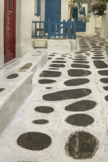 Mykonos Prints: Mykonos Street, Greece