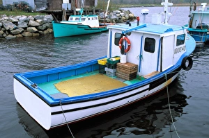 Industry Prints: N. A. Canada, Nova Scotia. Lobster boats