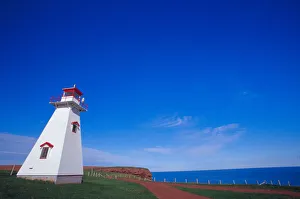 N. A. Canada, Prince Edward Island. Cape Tryon lighthouse