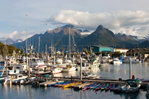 Images Dated 10th September 2004: N. A. USA, Alaska. The boats in Valdez harbor