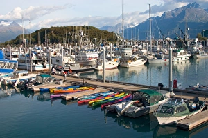 Valdez Prints: N. A. USA, Alaska. Valdez harbor