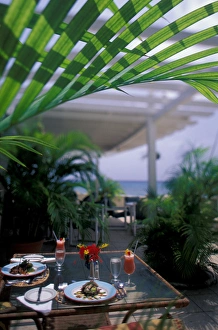 Porch Prints: N. AMERICA, Caribbean, Barbados, St. Thomas Coral Reef Club, Signature Dishes