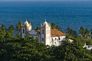 Houses Prints: N. S. do Carmo Church by the ocean, Olinda (UNESCO World Heritage site), Pernambuco State