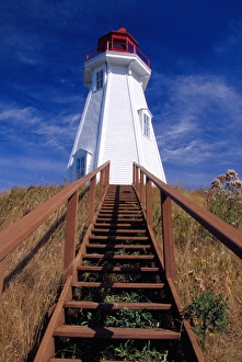 NA, Canada, New Brunswick, Campobello Island. Mulholland lighthouse