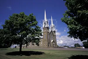 NA, Canada, New Brunswick, Trecadie-Sheila St-Jean-Baptiste Catholic Church