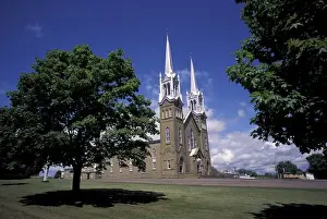 House Of Worship Prints: NA, Canada, New Brunswick, Trecadie-Sheila St-Jean-Baptiste Catholic Church