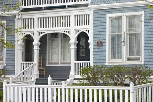Gingerbread House Prints: NA, Canada, Prince Edward Island, Charlottetown. Victorian house