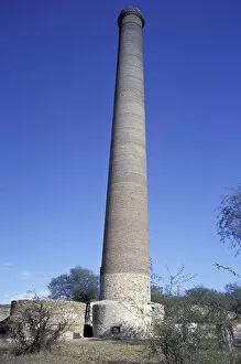 Images Dated 13th July 2004: NA, Mexico, Baja, San Isais & San Andres Mine Brick tower