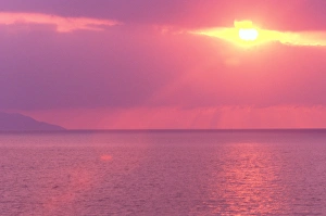 Images Dated 24th March 2005: NA, Mexico, Pacific Ocean, Sunset