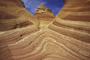 Plateau Prints: NA, USA, Arizona, Vermillion Cliffs Wilderness Slickrock formation, Coyote Buttes