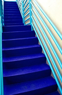 NA, USA, Florida, Florida Keys, Key West, Art Deco Stairway
