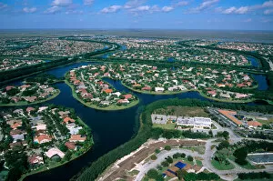 NA, USA, Florida, Miami. Housing and subdivisions in the northwest section of Miami