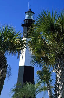 N.A. USA, Georgia, Savannah. Tybee Island lighthouse