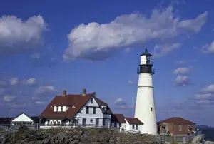 Portland Head Prints: NA, USA, Maine, near Portland, Portland Head Lighthouse