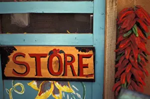 Judith Haden Prints: NA, USA, New Mexico, Chimayo. Chimayo General Store