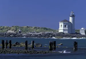 Coquille Prints: NA, USA, Oregon, Bandon, Coquille Lighthouse