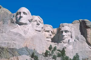 George Washington Prints: NA, USA, SD, Mount Rushmore