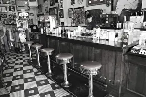 Art Deco Prints: Na, USA, Tenneesse, Memphis, Sun Records Recording Studio