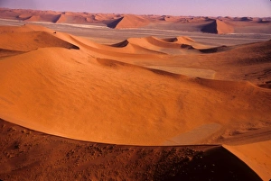 Sossusvlei Prints: Namibia: Namibia Desert, Sossosvlei Dunes, Aerial scenic